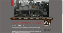 Desktop Screenshot of bellevuehotel.biz